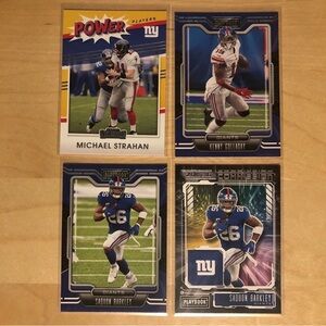 Panini NFL New York Giants Football Card Lot